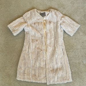 Faux fur jacket
